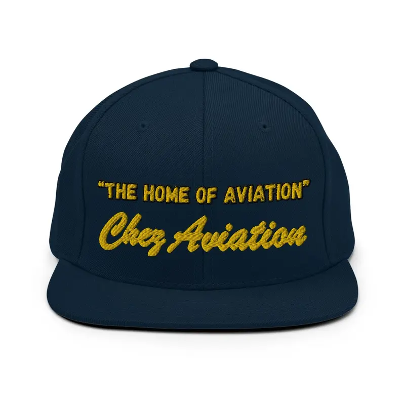 Classic Chez Aviation Snapback Hat