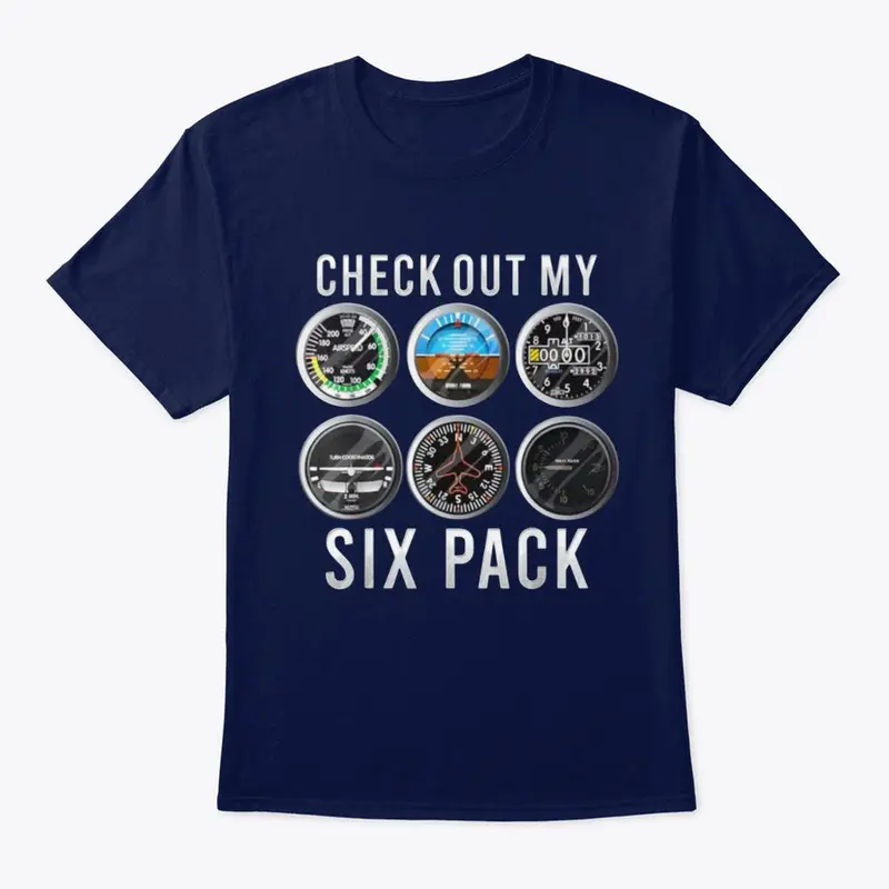 Check out my six pack aviation gag shirt