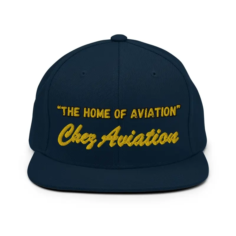 Classic Chez Aviation Snapback Hat