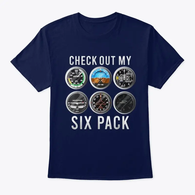 Check out my six pack aviation gag shirt